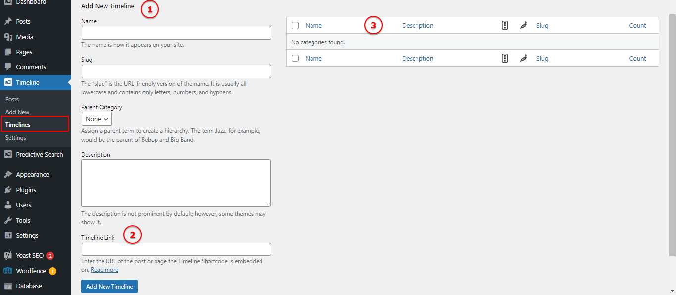 Create a Timeline